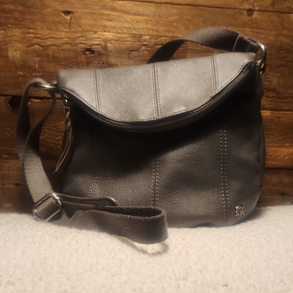 The Sak Leather Crossbody Bag Purse